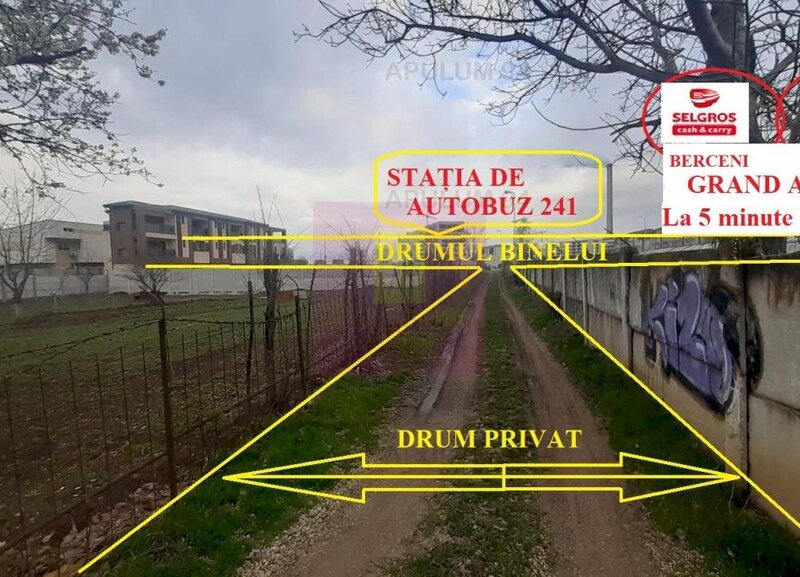 Teren 1055 MP Bucuresti Sector 4 cu Certificat de Urbanism
